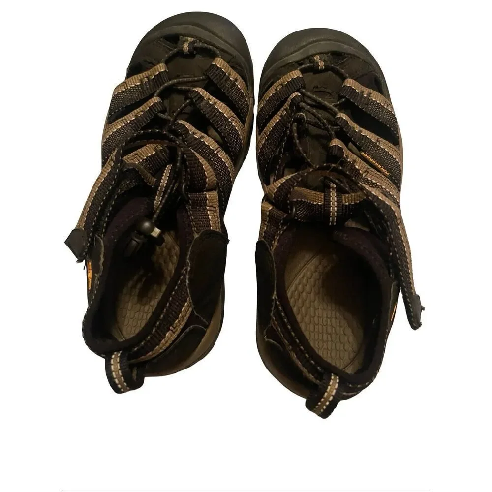 Keen Mens Brown Tan Newport H2 Waterproof Outdoor Hiking Sport Sandals Size 5